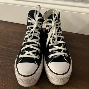 Converse Black and White High-Top Sneakers